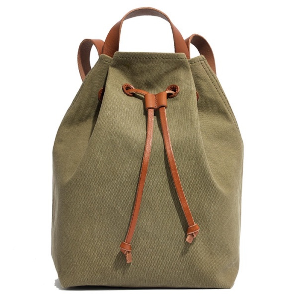 MADEWELL - The Canvas Somerset Backpack Olive